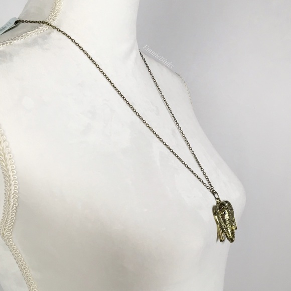 💥3for$28 NWT Rhinestone Elephant Pendant Necklace ~ Goldtone Crystal Accents - Picture 6 of 11